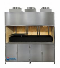 Мангальный комплекс EVG 2500x700x1500